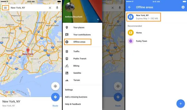 como usar google maps sin conexion en android