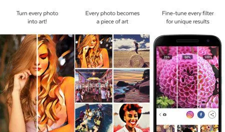 convierte tus fotos en obras de arte con prisma para android
