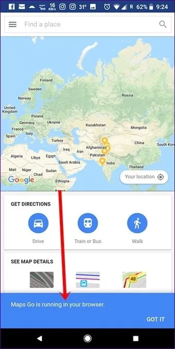 cual es la diferencia entre google maps y google maps go para dispositivos android