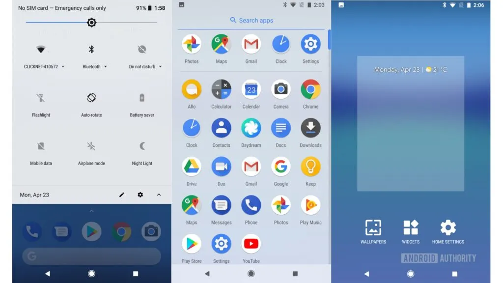 diferencia entre android stock android one y android go