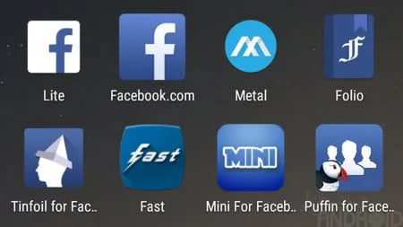 folio una alternativa a la aplicacion de facebook para android