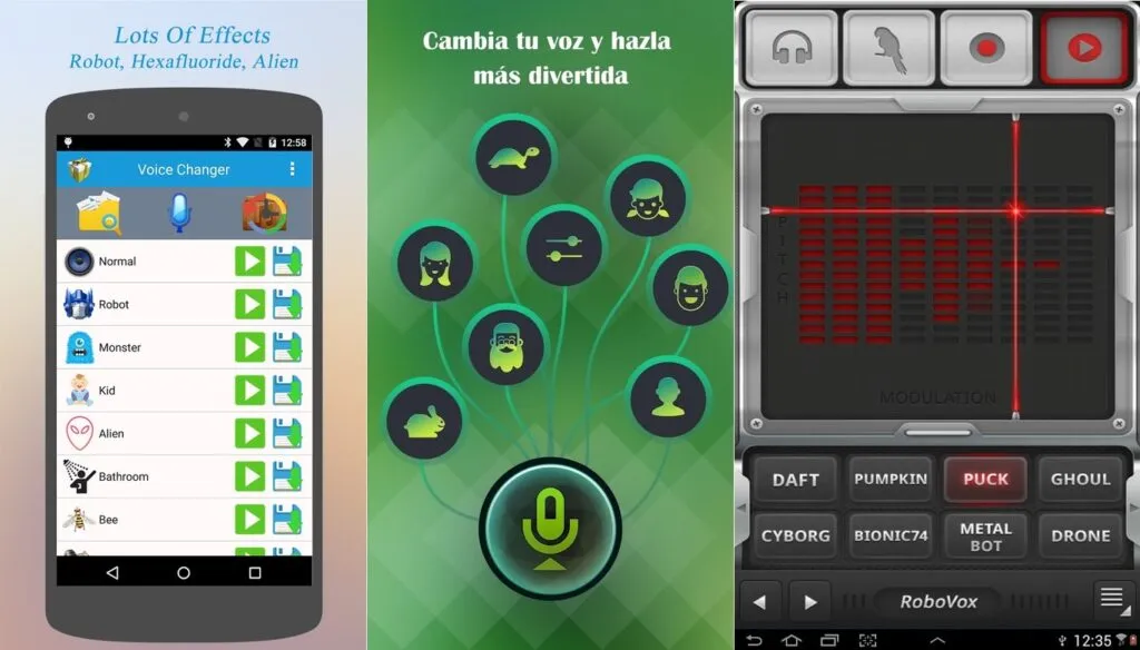 las mejores aplicaciones de cambiador de voz para llamadas de android