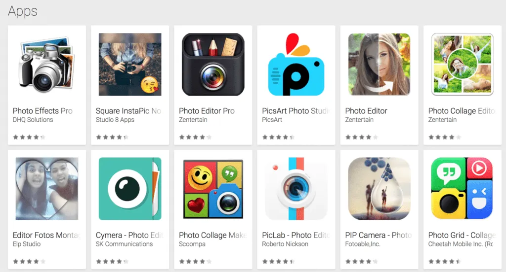 las mejores aplicaciones de edicion de fotos para android