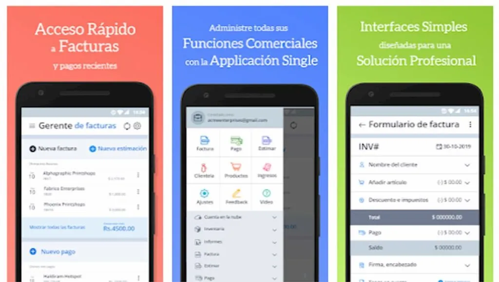las mejores aplicaciones de facturacion para android