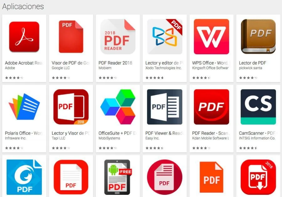 las mejores aplicaciones de lectura de pdf para android