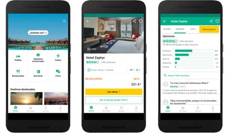 las mejores aplicaciones de viajes y vacaciones para android