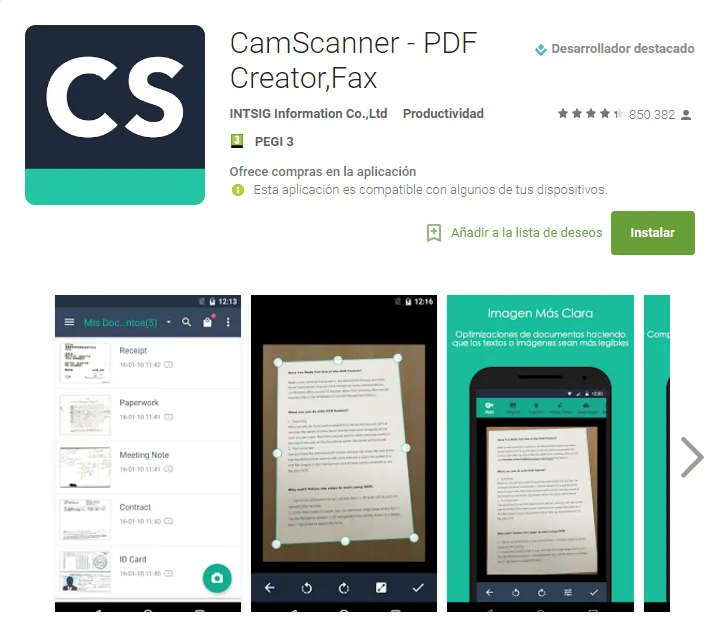 las mejores aplicaciones para escanear documentos y fotos en android