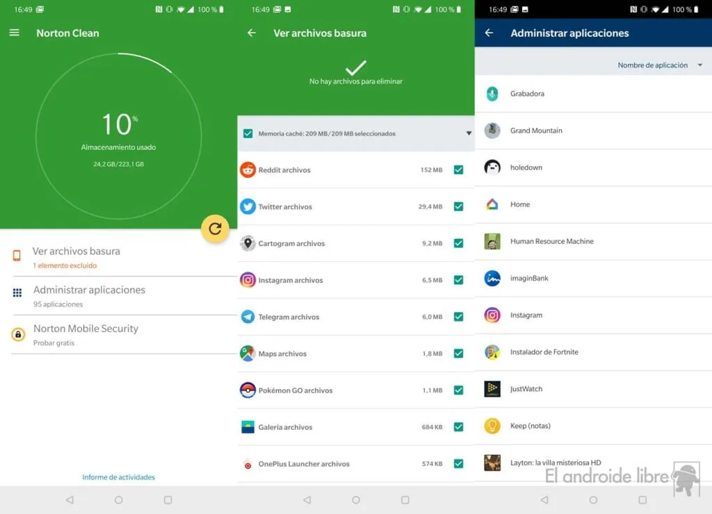 las mejores aplicaciones para liberar memoria en android