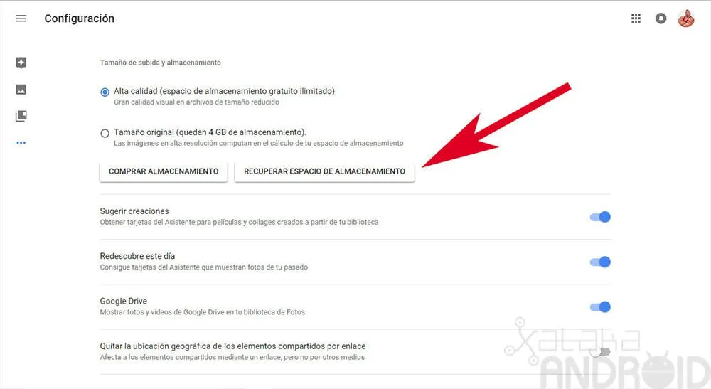 liberar memoria en android comprimiendo fotos y videos
