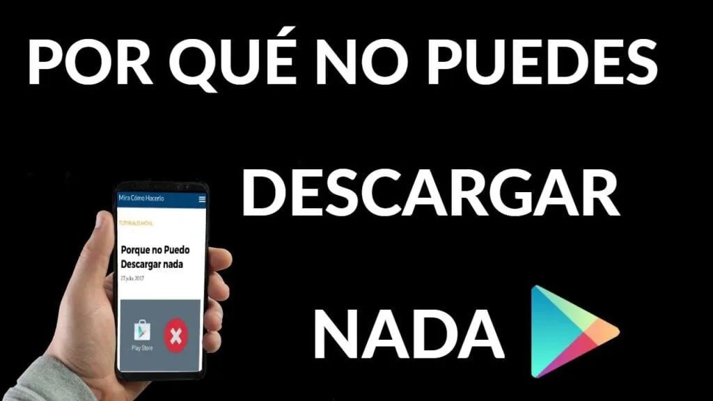 que hacer en android si no puede descargar aplicaciones