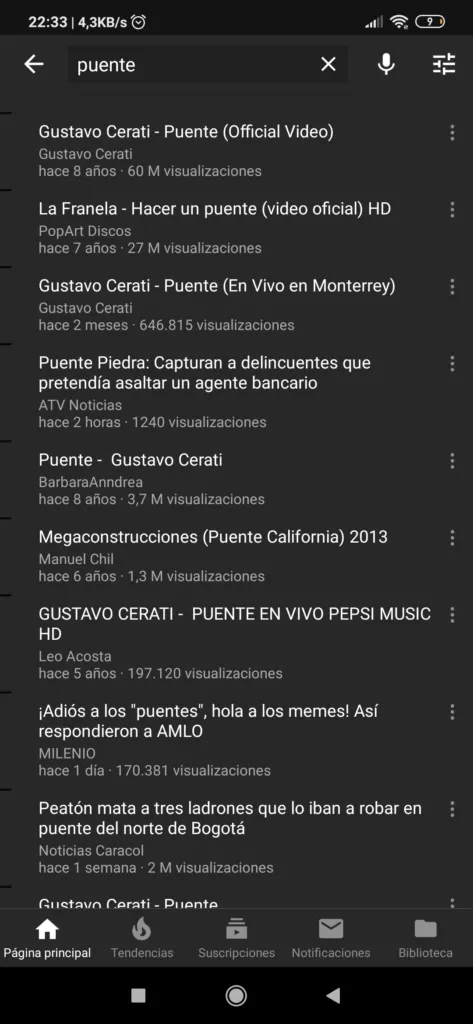 que hacer si aparece una pagina en blanco al realizar una busqueda en el navegador de android