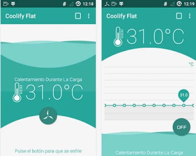 su telefono inteligente se esta sobrecalentando prueba coolify para android