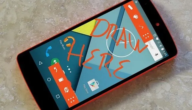 una aplicacion de android que te permite escribir y dibujar en fotos a mano