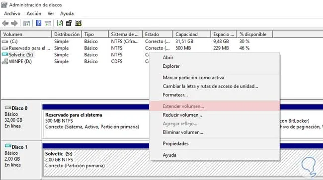 administracion de discos de windows como acceder y usarlo
