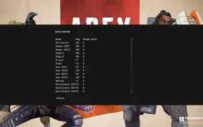 apex legends como cambiar de servidor y reducir el retraso