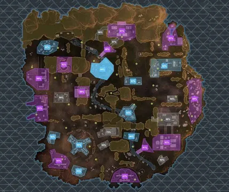 apex legends king s canyon mejores areas de plantacion y presa guia