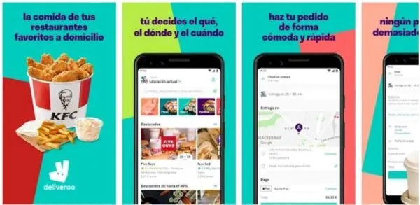 aplicaciones y sitios web para pedir comida desde casa