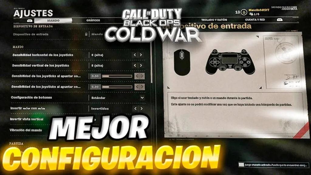 call of duty cold war black ops la mejor configuracion