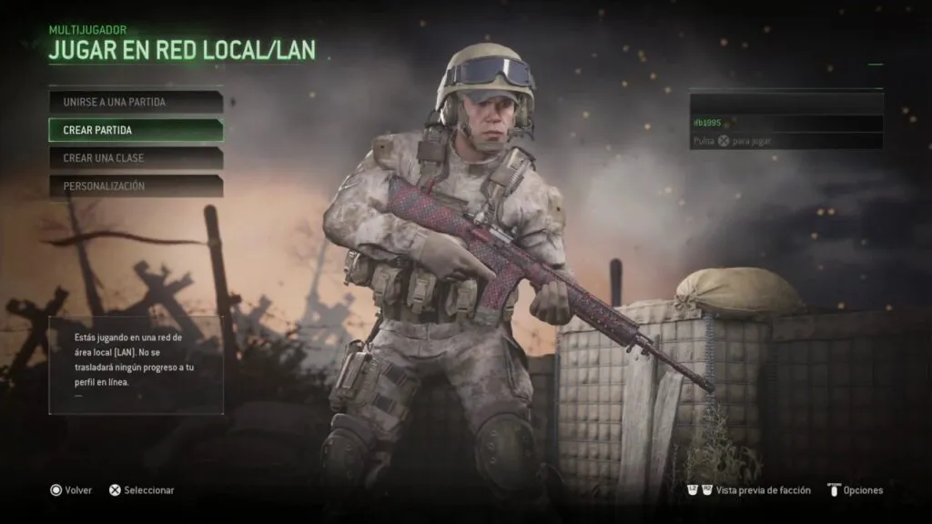 call of duty modern warfare como jugar dos jugadores