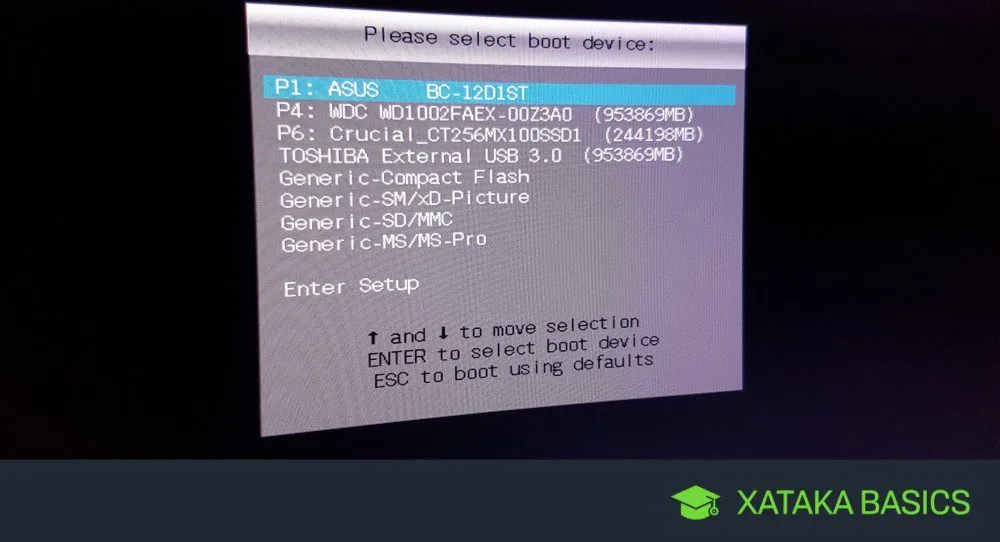 como arrancar una computadora desde usb