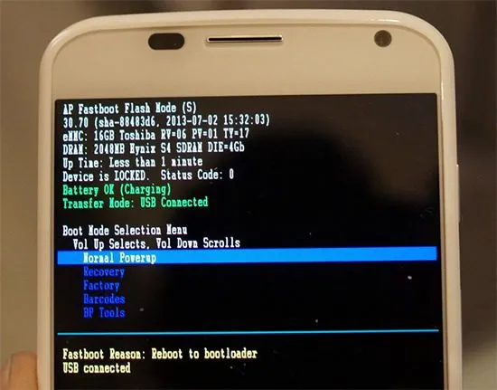 como bloquear el cargador de arranque usando fastboot en android