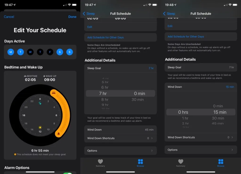 como configurar el modo de suspension en ios 10 para dormir mejor