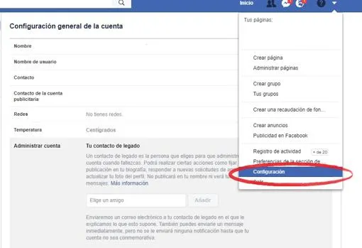 como darse de baja de facebook y eliminar su perfil