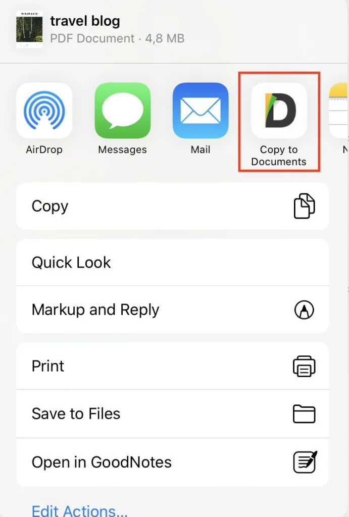 como descargar archivos adjuntos de correo electronico en iphone