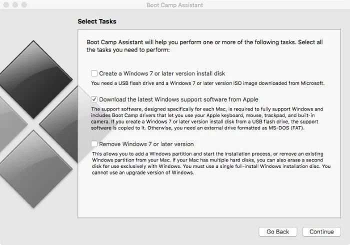 como descargar el controlador boot camp para windows 10
