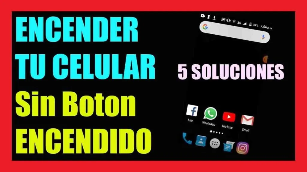 como encender un telefono android con un boton de encendido roto