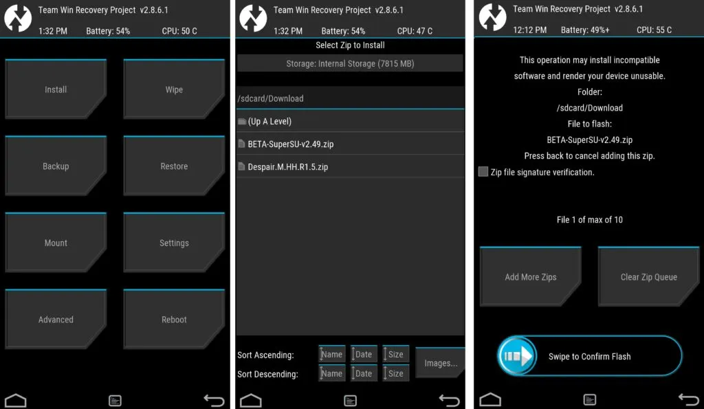 como flashear supersu en android usando twrp recovery