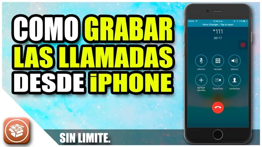 como grabar llamadas y audio en iphone