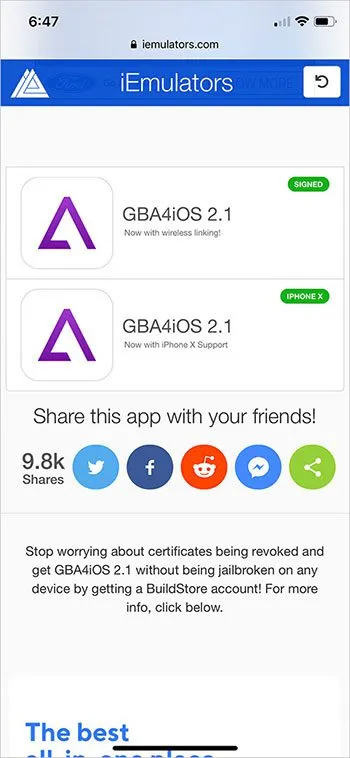 como instalar gba4ios en ios 12 para jugar juegos retro