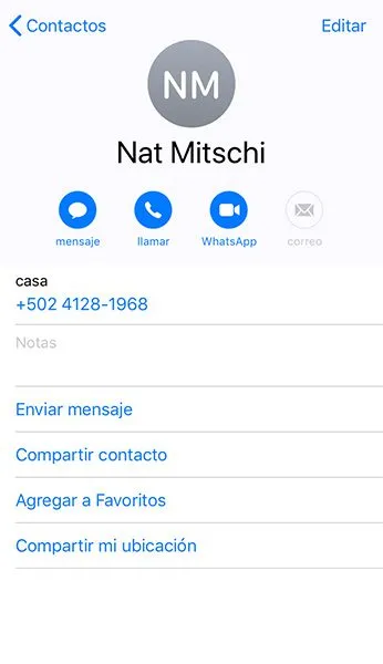 como llamar a un numero internacional a traves de whatsapp