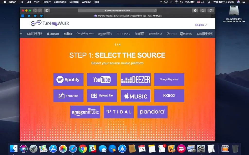 como mover listas de reproduccion entre servicios de transmision de musica