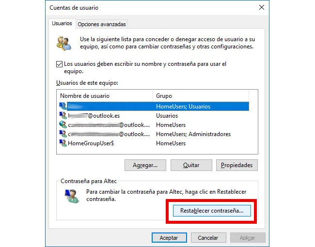 como obtener derechos de administrador en windows 10