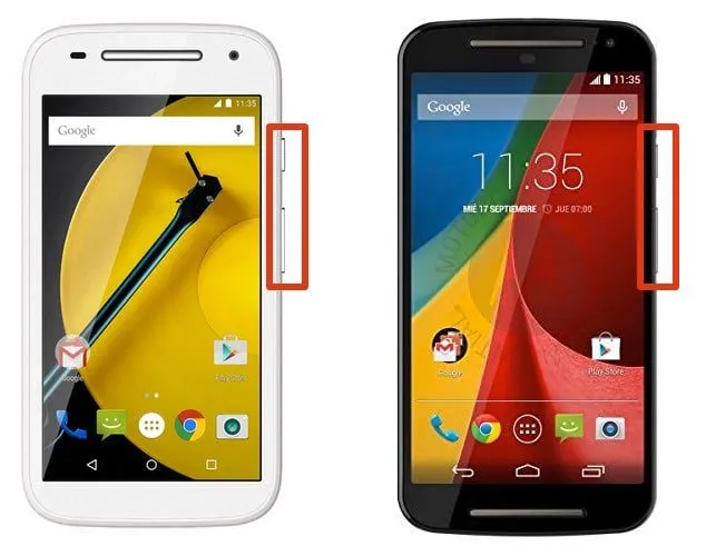 como tomar capturas de pantalla en moto motorola lenovo