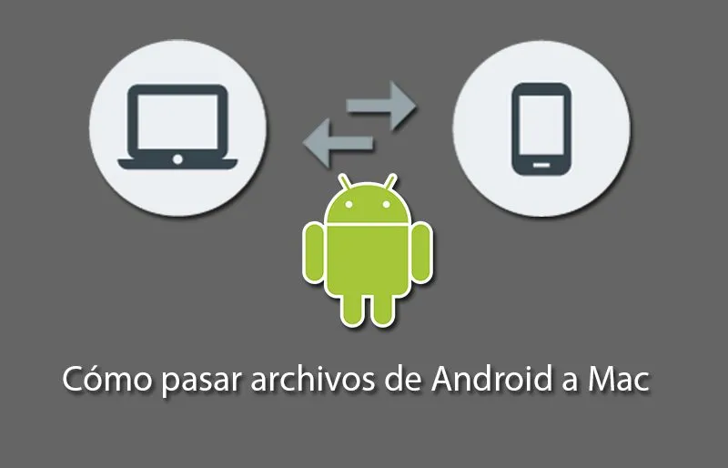 como transferir fotos de android a mac