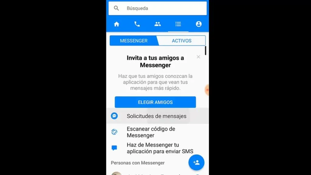 como ver mensajes ocultos en messenger