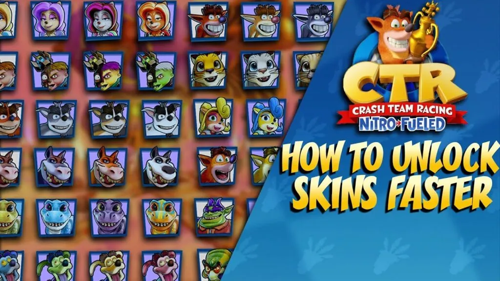 crash team racing nitratos como desbloquear todos los chasis