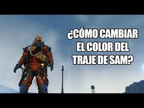 death stranding como cambiar el color del disfraz de sam