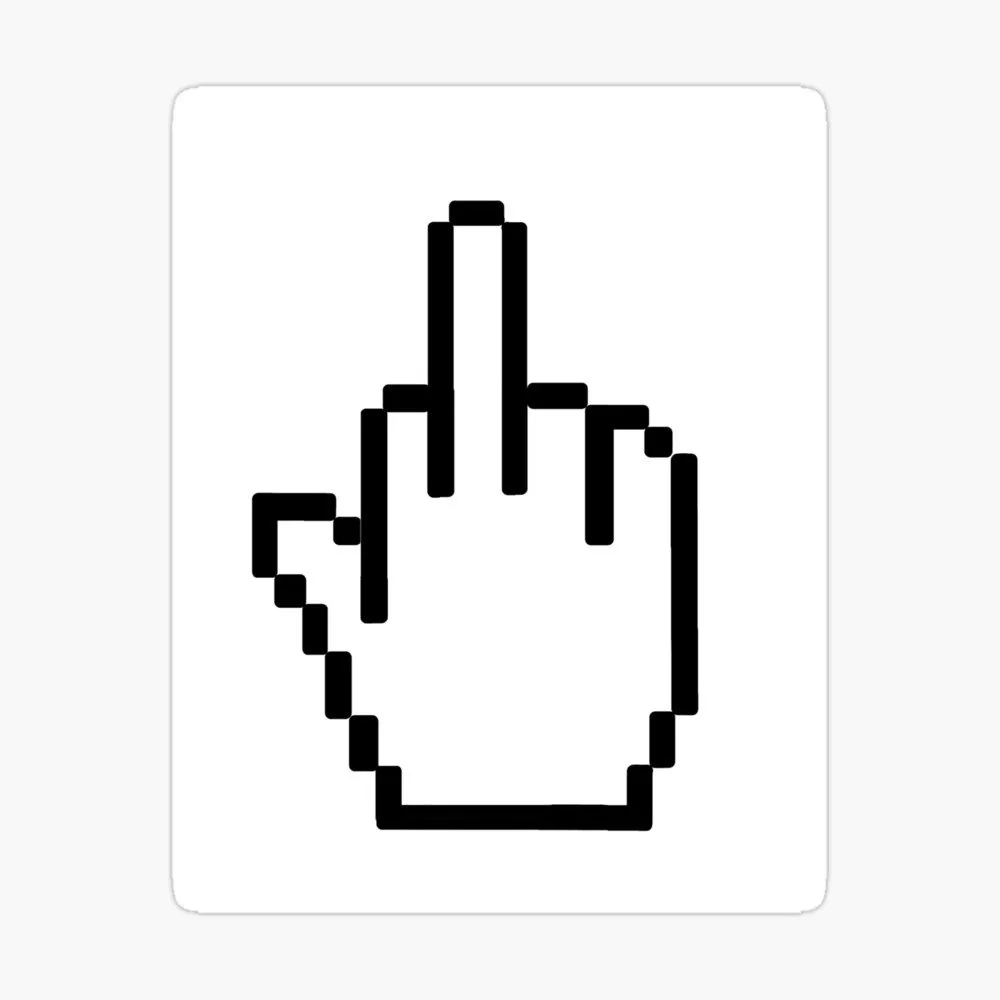 dedo medio como cursor del mouse