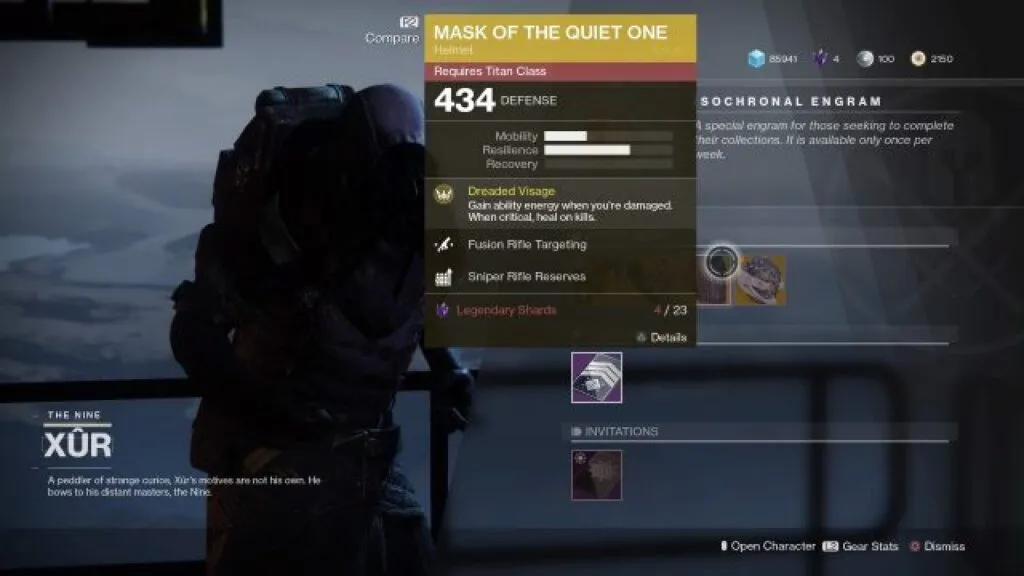 destiny 2 articulos a la venta xur a partir del 17 de mayo