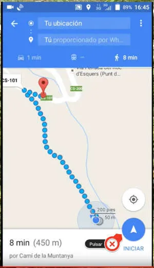encuentre estacionamientos taxis paseos y direcciones en google maps
