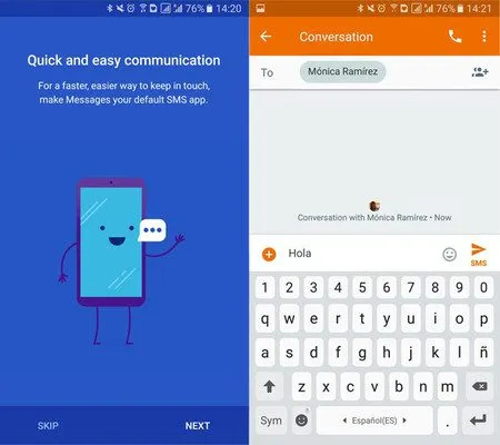 envia el mismo sms a un grupo en android
