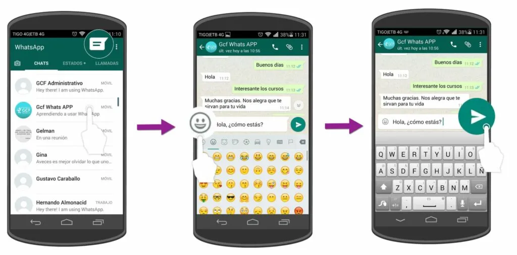 escribe y envia mensajes en whatsapp de 11 formas