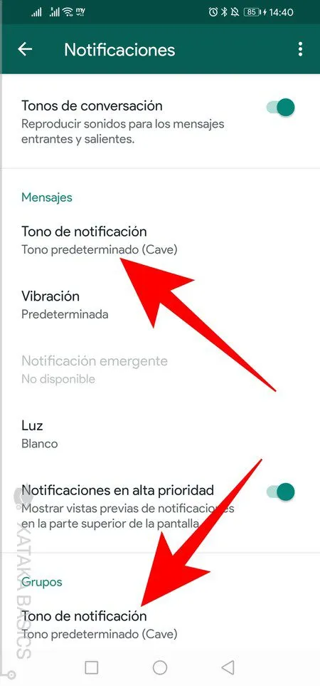 establecer mensajes de voz de whatsapp como tonos de llamada en android
