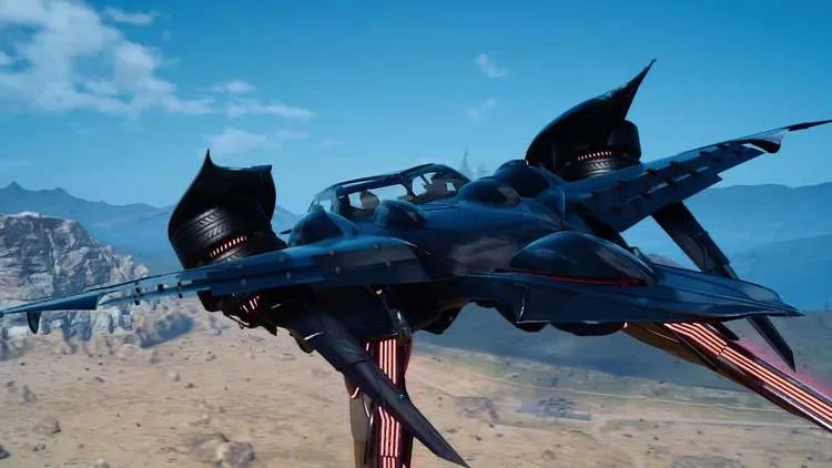 final fantasy xv flying regalia y black hood guia