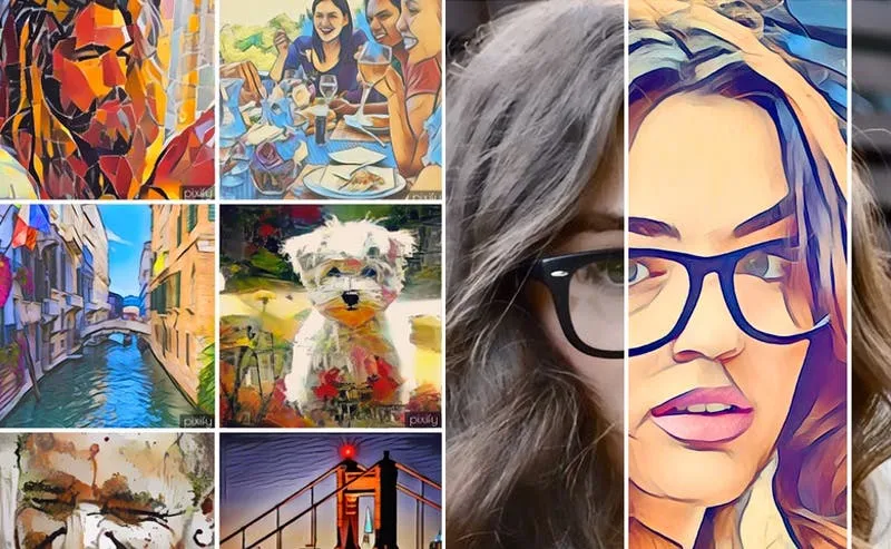las fotos se convierten en pinturas con efectos artisticos en android y iphone
