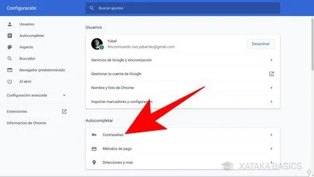 lista de contrasenas de respaldo guardadas en chrome importar y